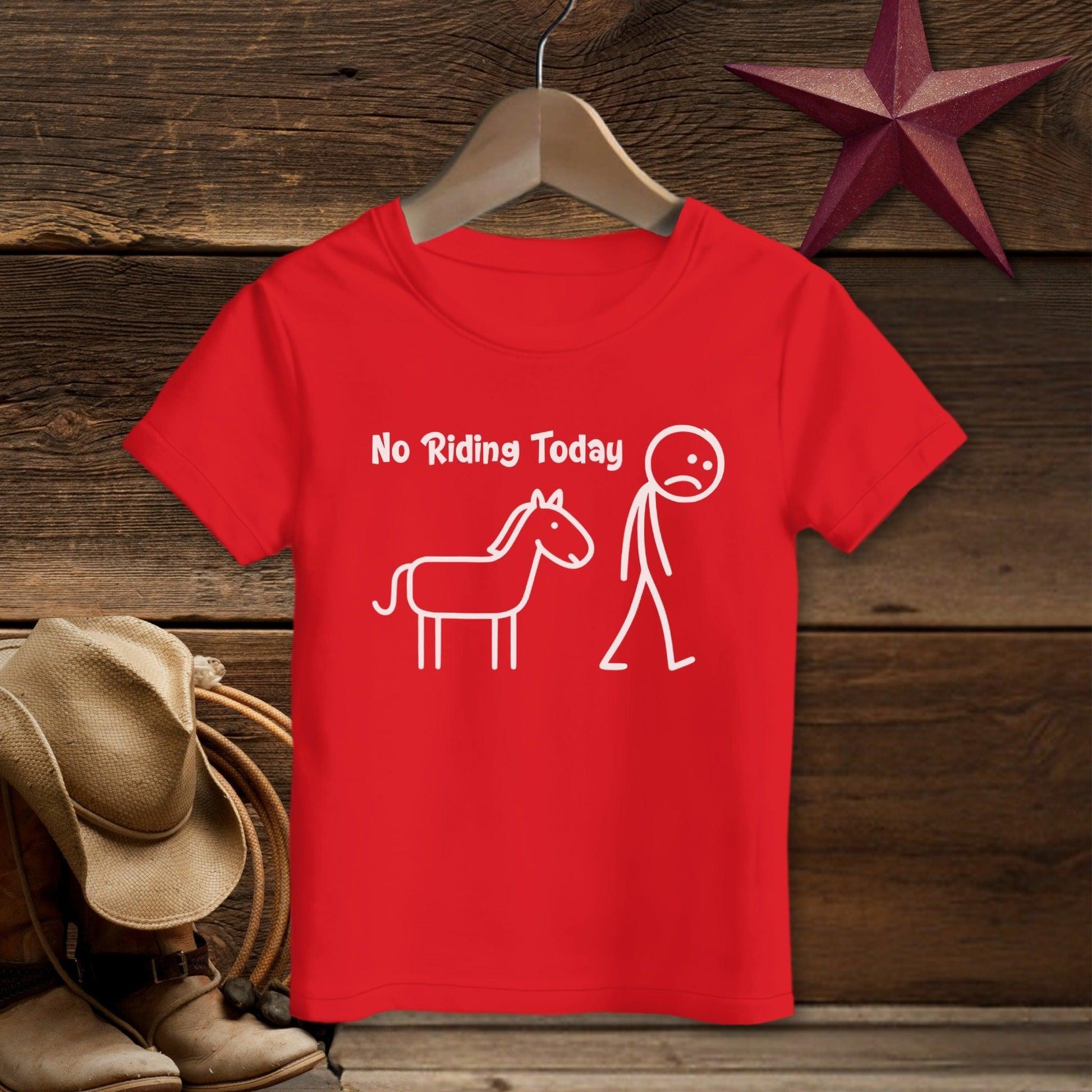 No Riding Today T-Shirt (Toddler)