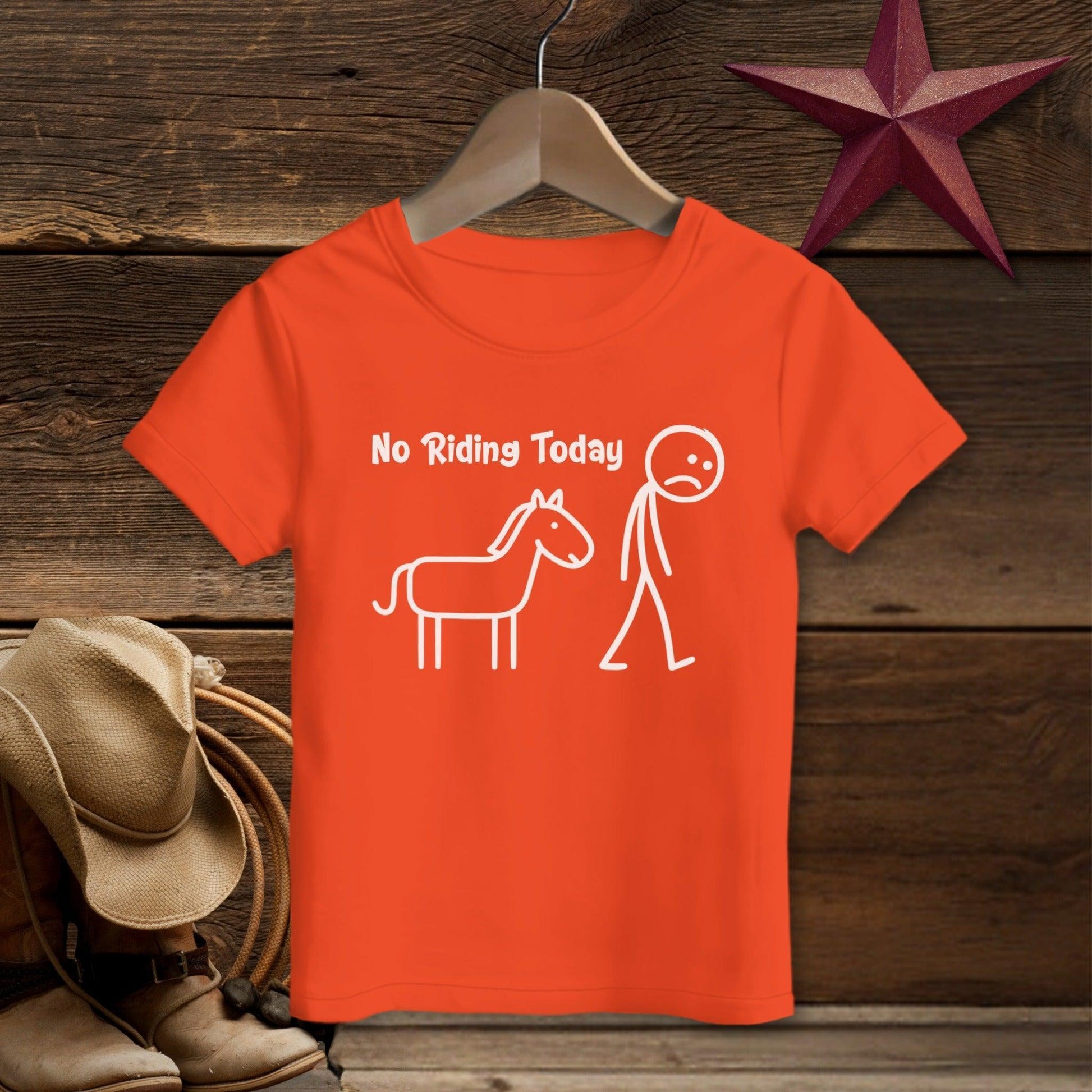 No Riding Today T-Shirt (Toddler)