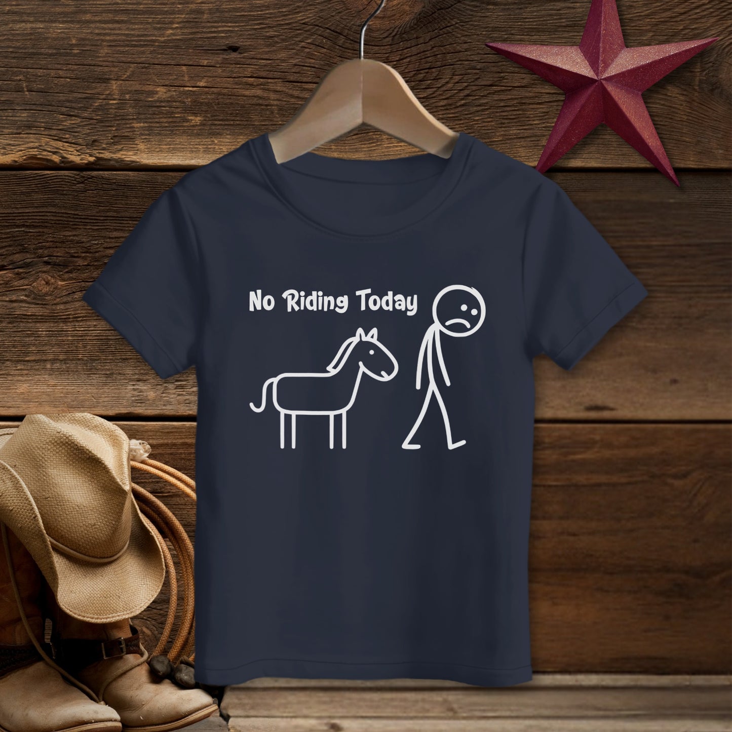 No Riding Today T-shirt (Toddler)