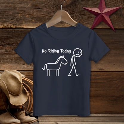 No Riding Today T-shirt (Toddler)