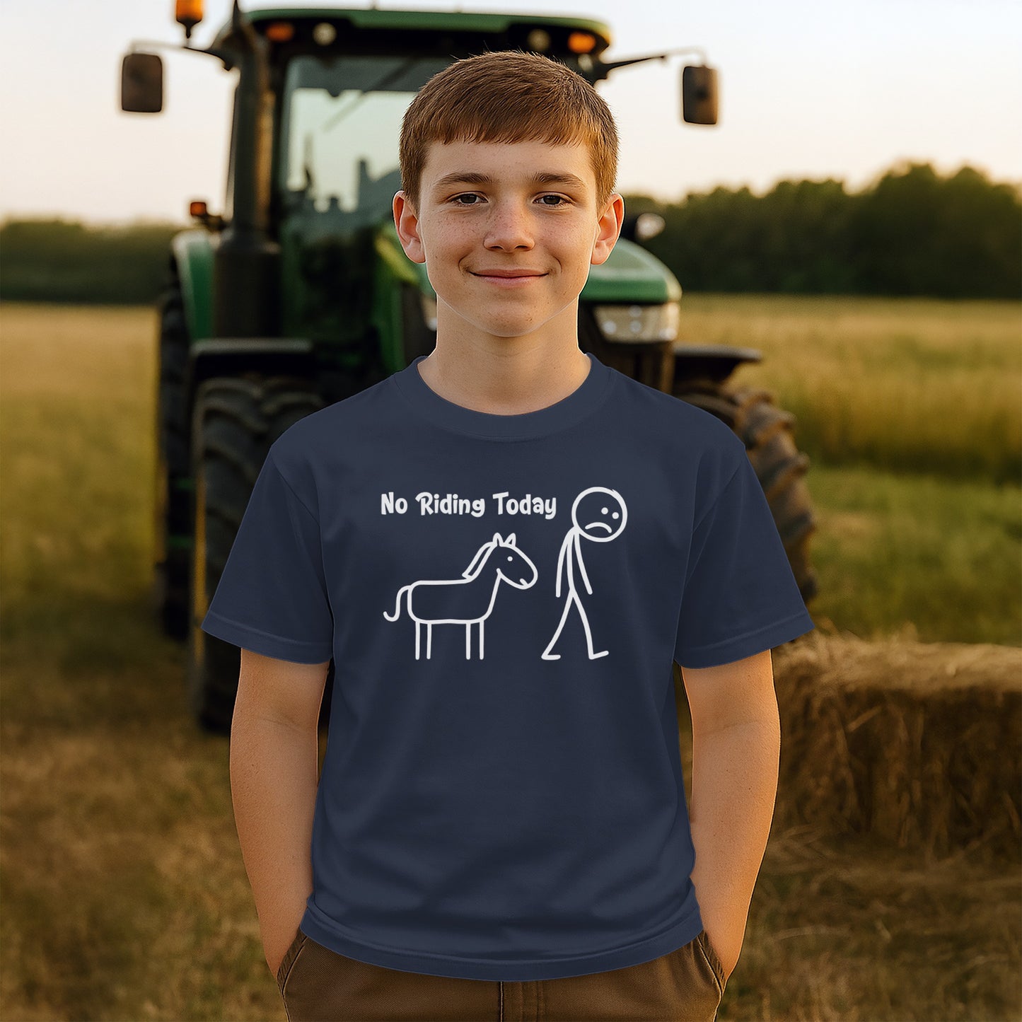 No Riding Today T-shirt (Youth)