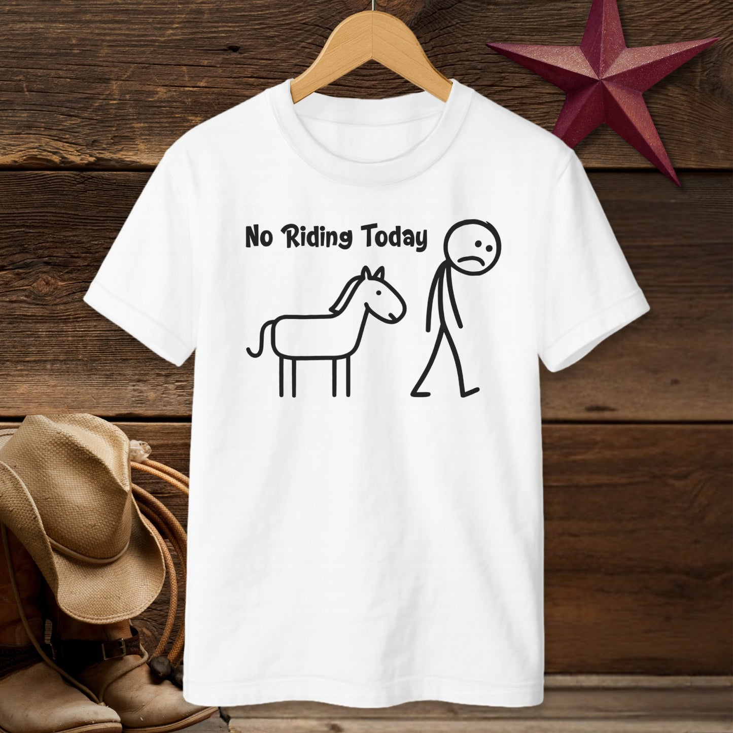 No Riding Today T-shirt (Youth)
