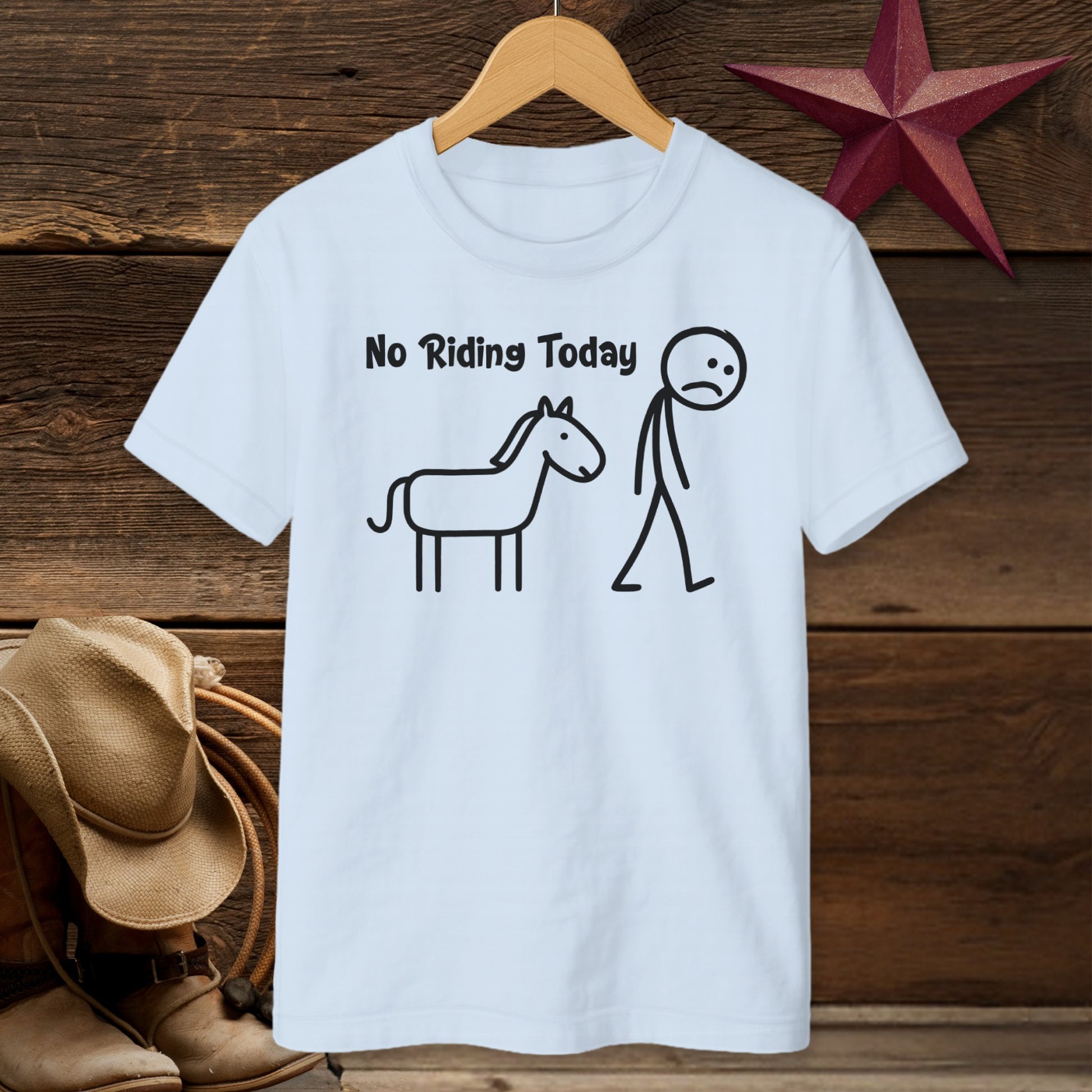 No Riding Today T-Shirt (Youth)
