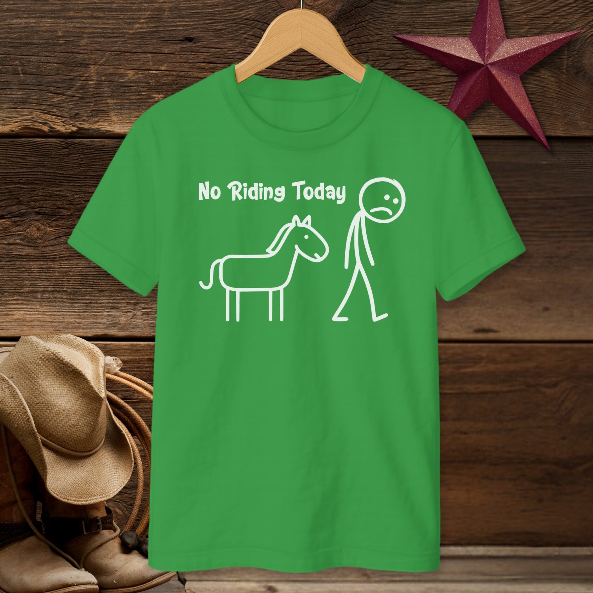 No Riding Today T-shirt (Youth)