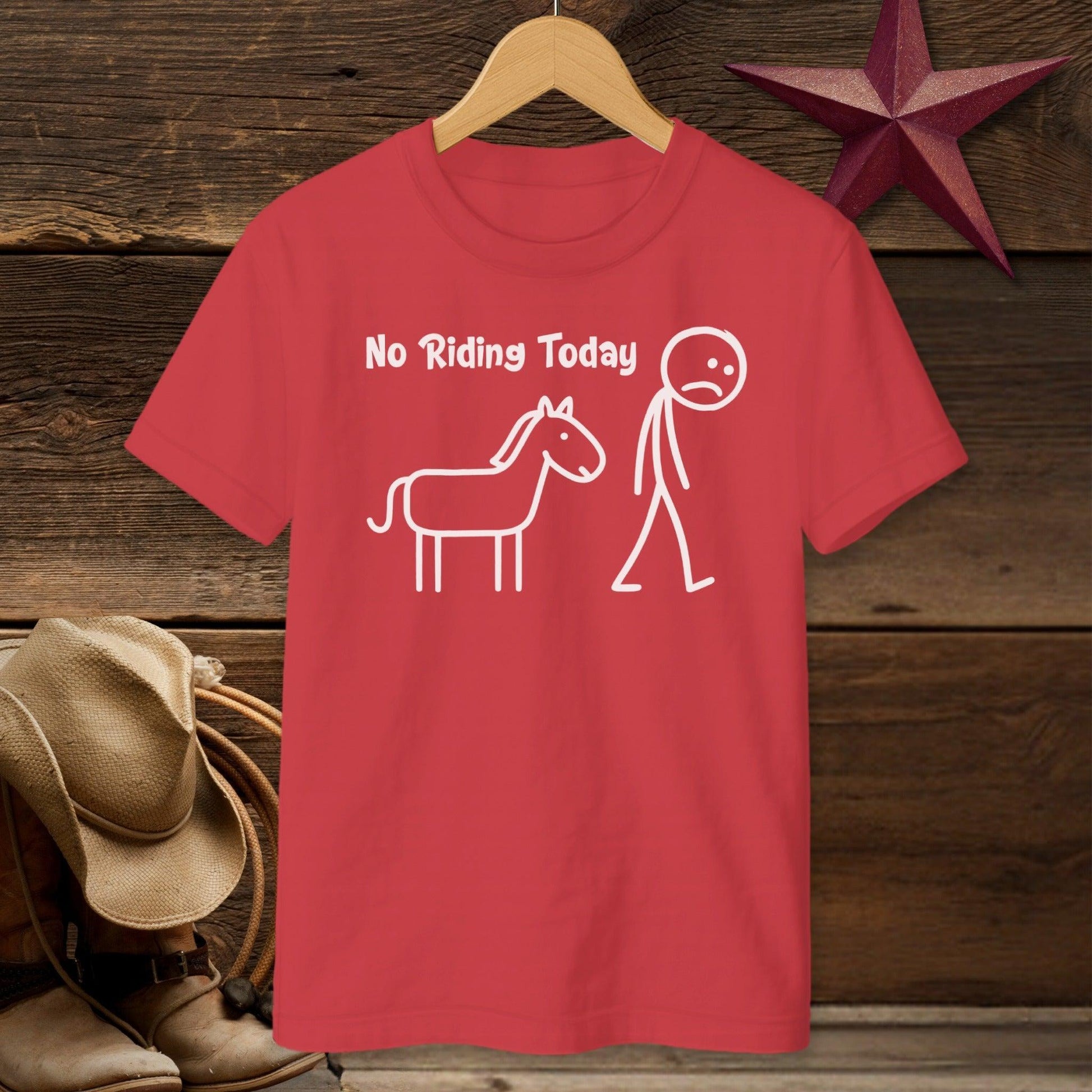 No Riding Today T-Shirt (Youth)