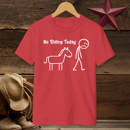 No Riding Today T-shirt (Youth)