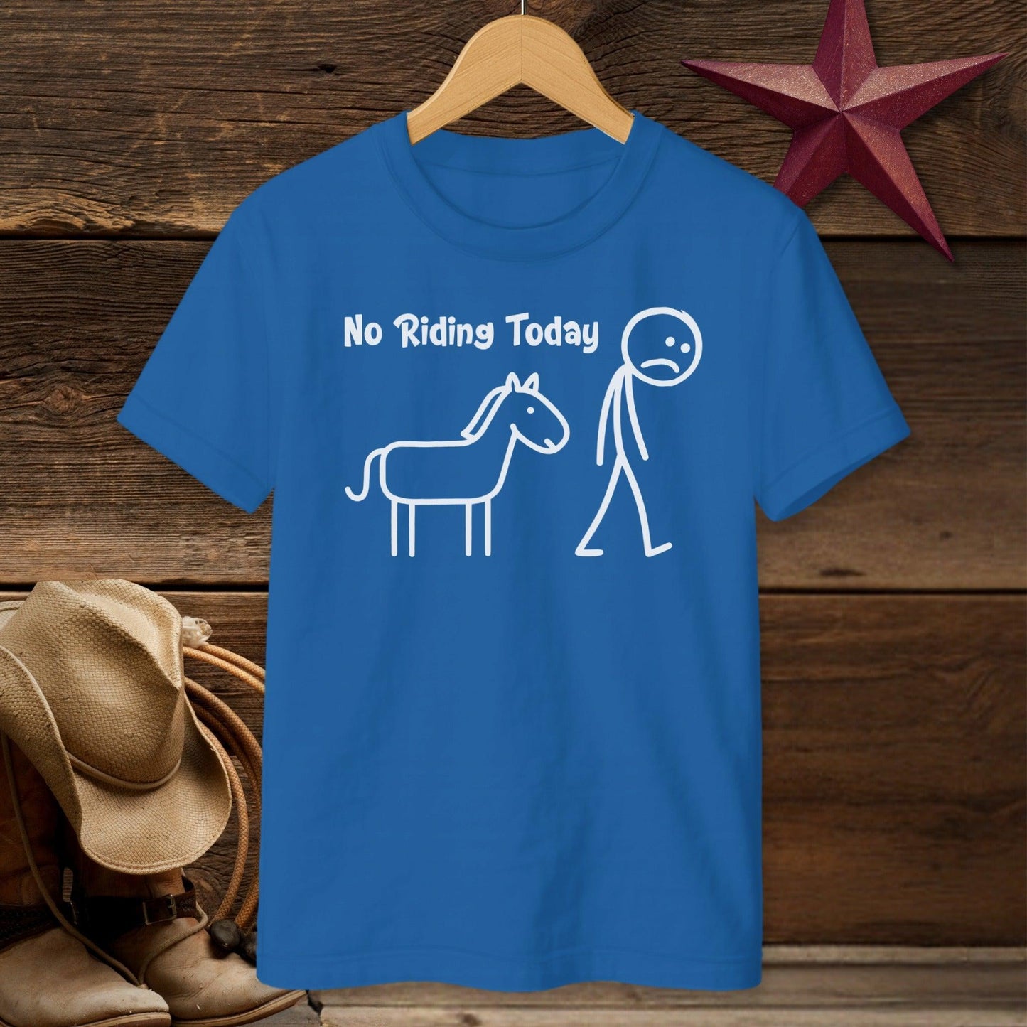 No Riding Today T-shirt (Youth)