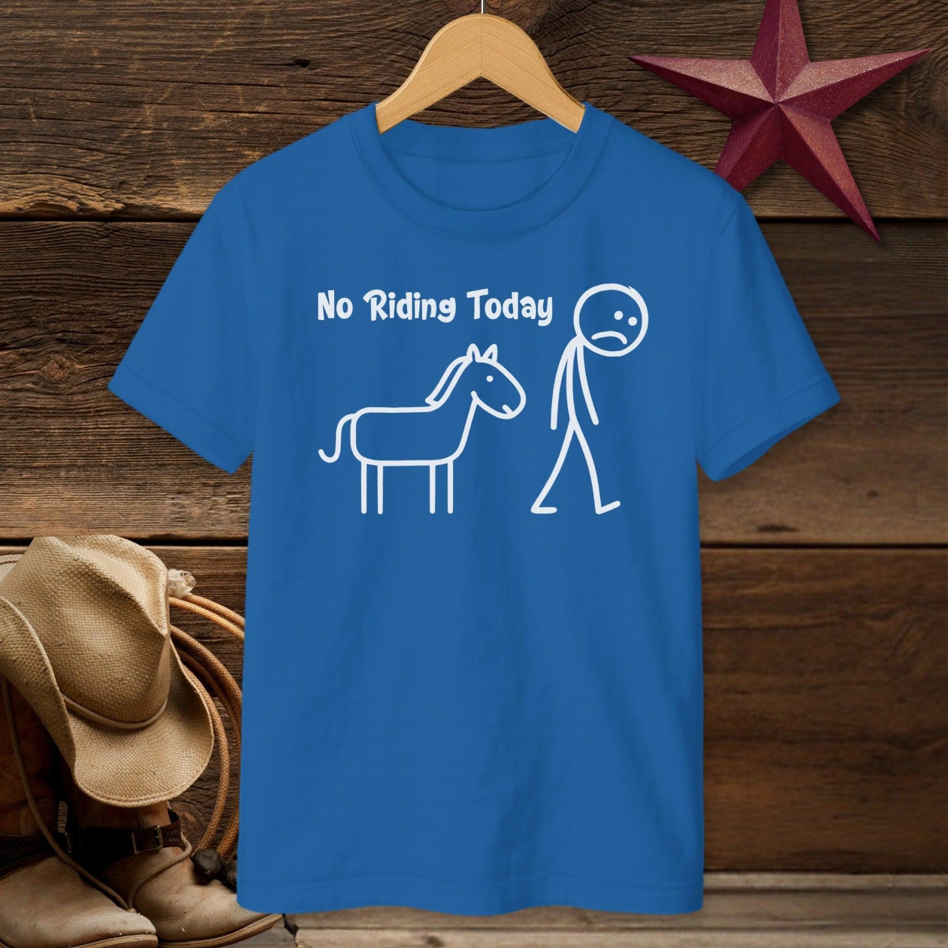 No Riding Today T-Shirt (Youth)