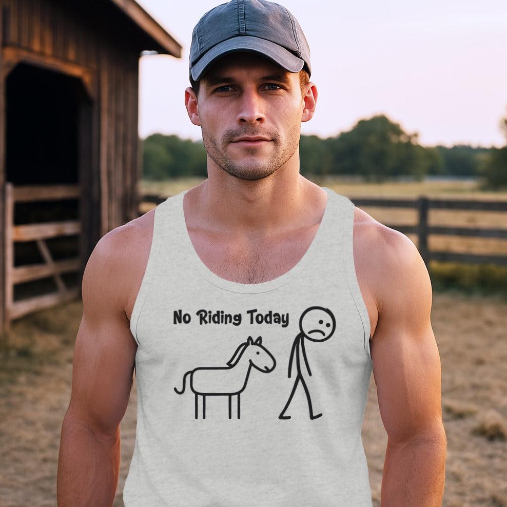 No Riding Today Tank Top
