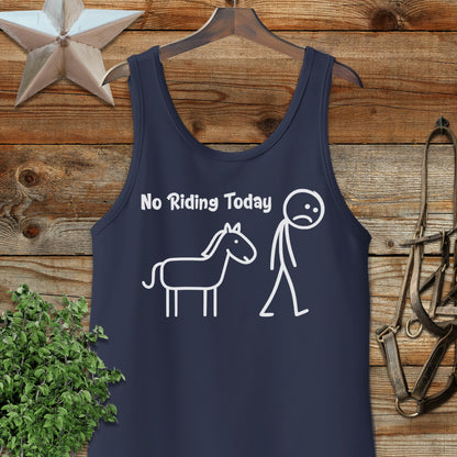 No Riding Today Tank Top