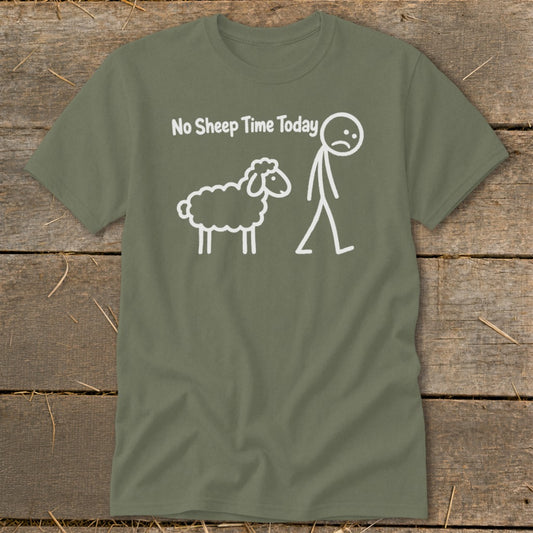 No Sheep Time Today Classic Tee