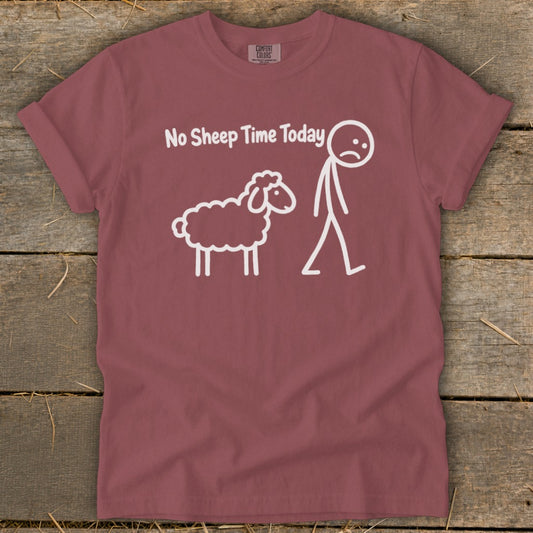 No Sheep Time Today Signature Tee