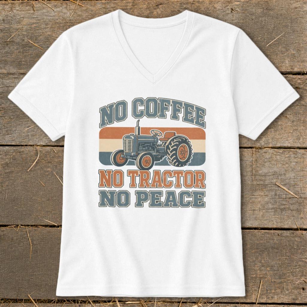 No Tractor No Peace V-neck