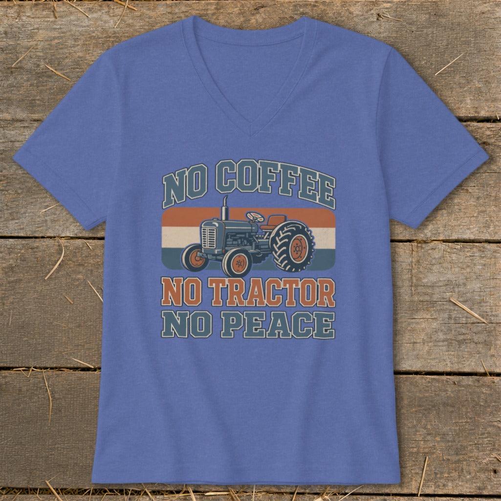 No Tractor No Peace V-neck