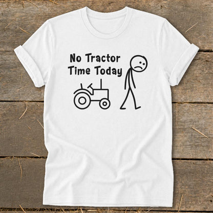 No Tractor Time Today Softstyle Tee