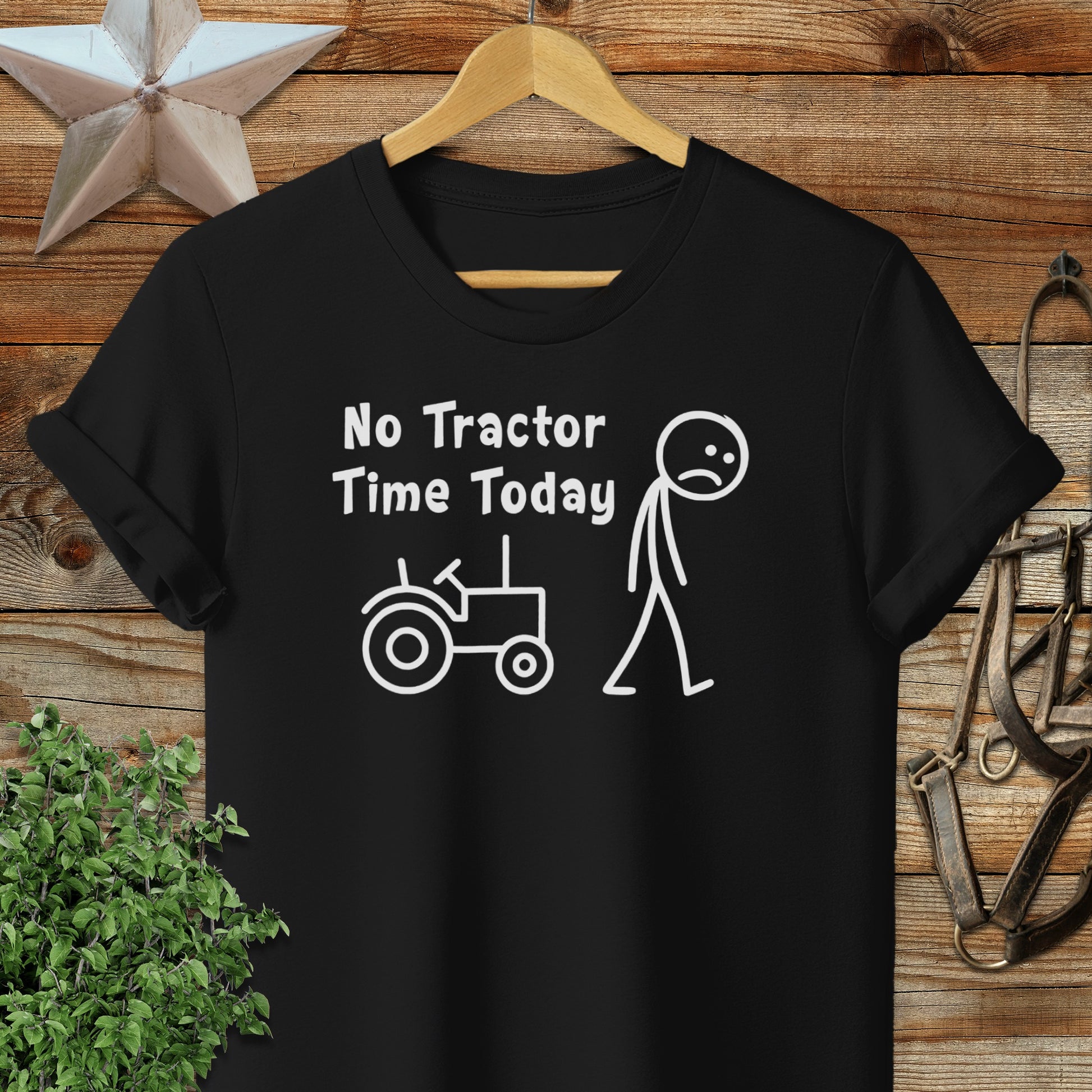 No Tractor Time Today Softstyle Tee