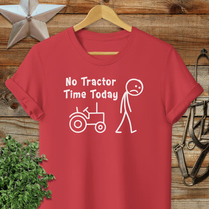 No Tractor Time Today Softstyle Tee