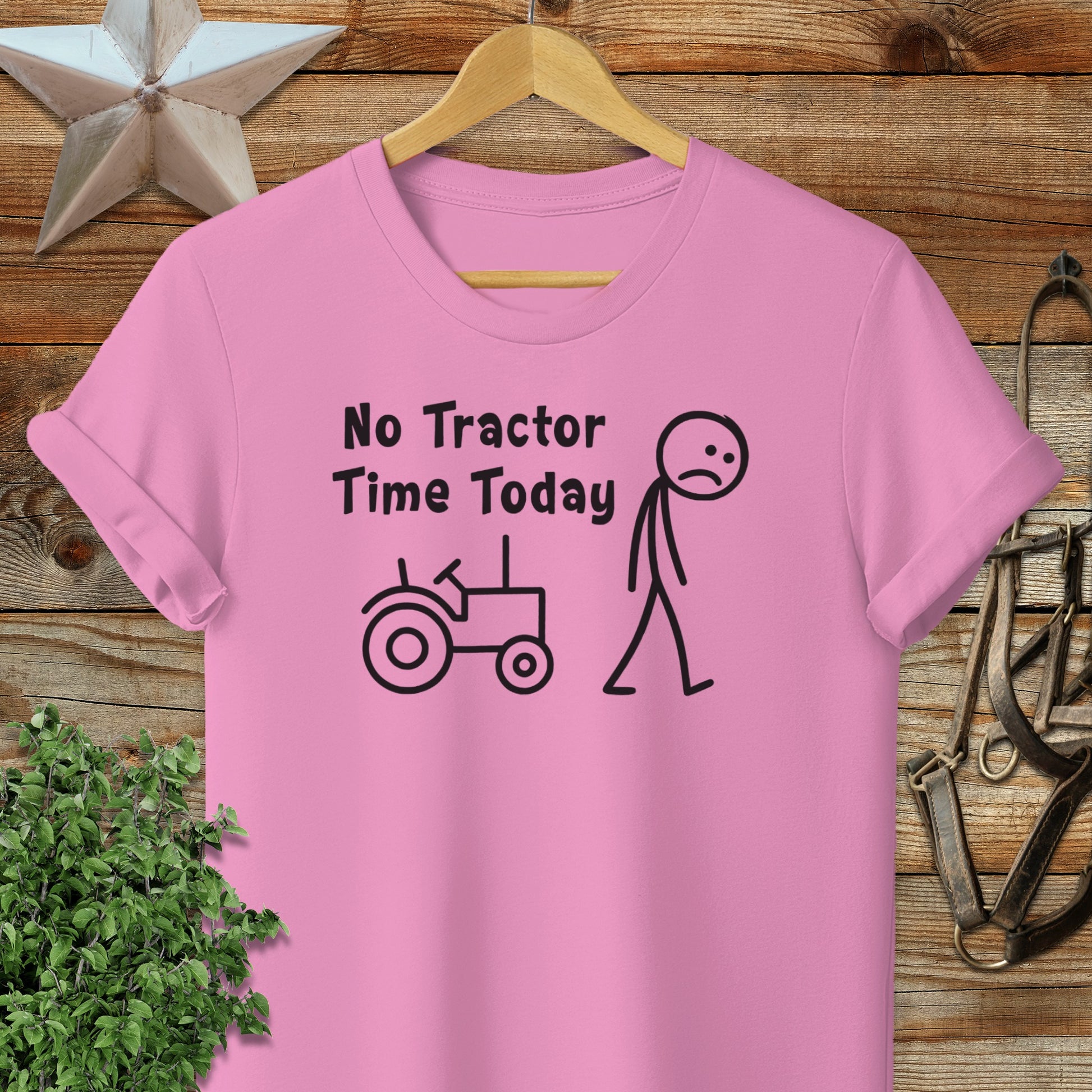 No Tractor Time Today Softstyle Tee