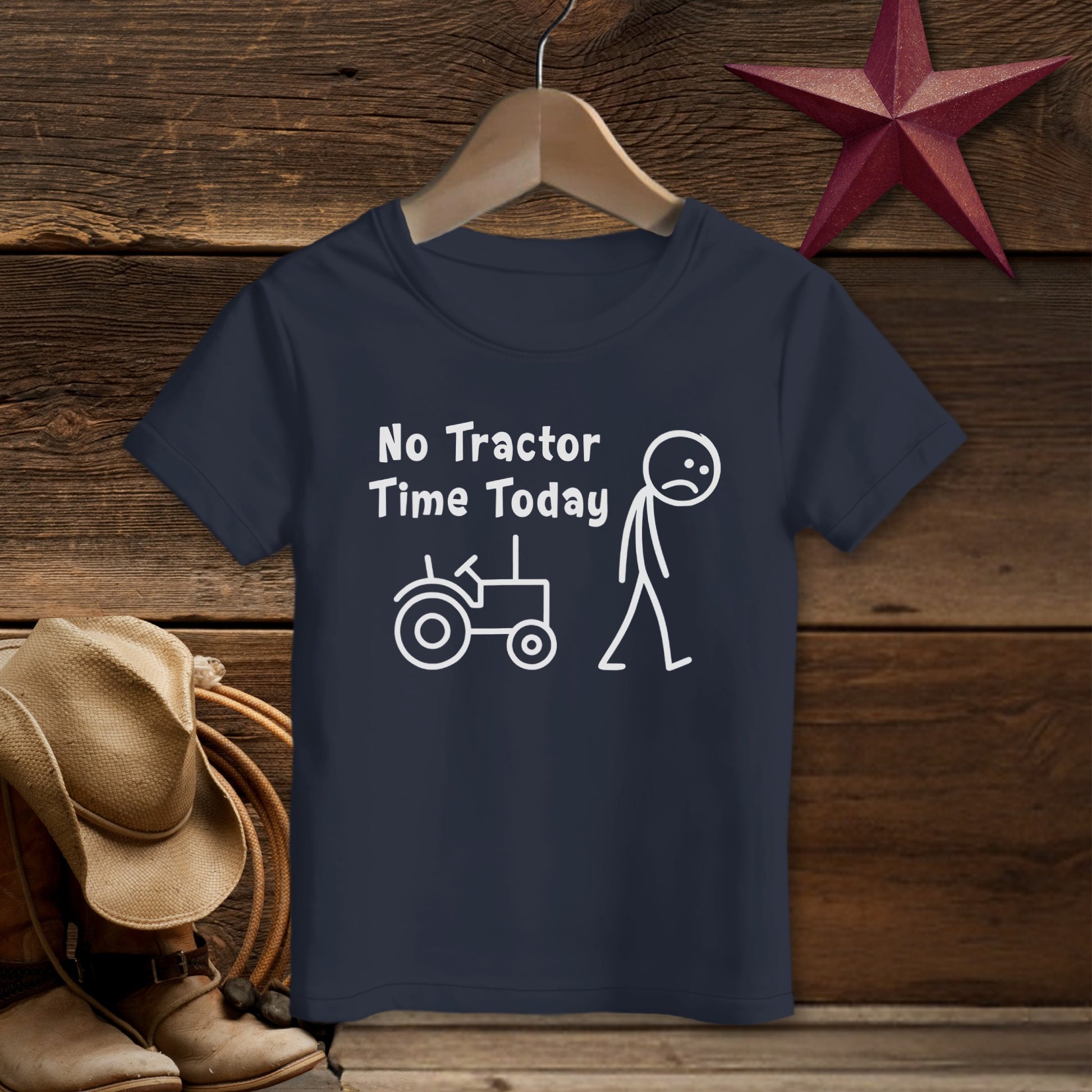 No Tractor Time Today T-Shirt (Toddler)