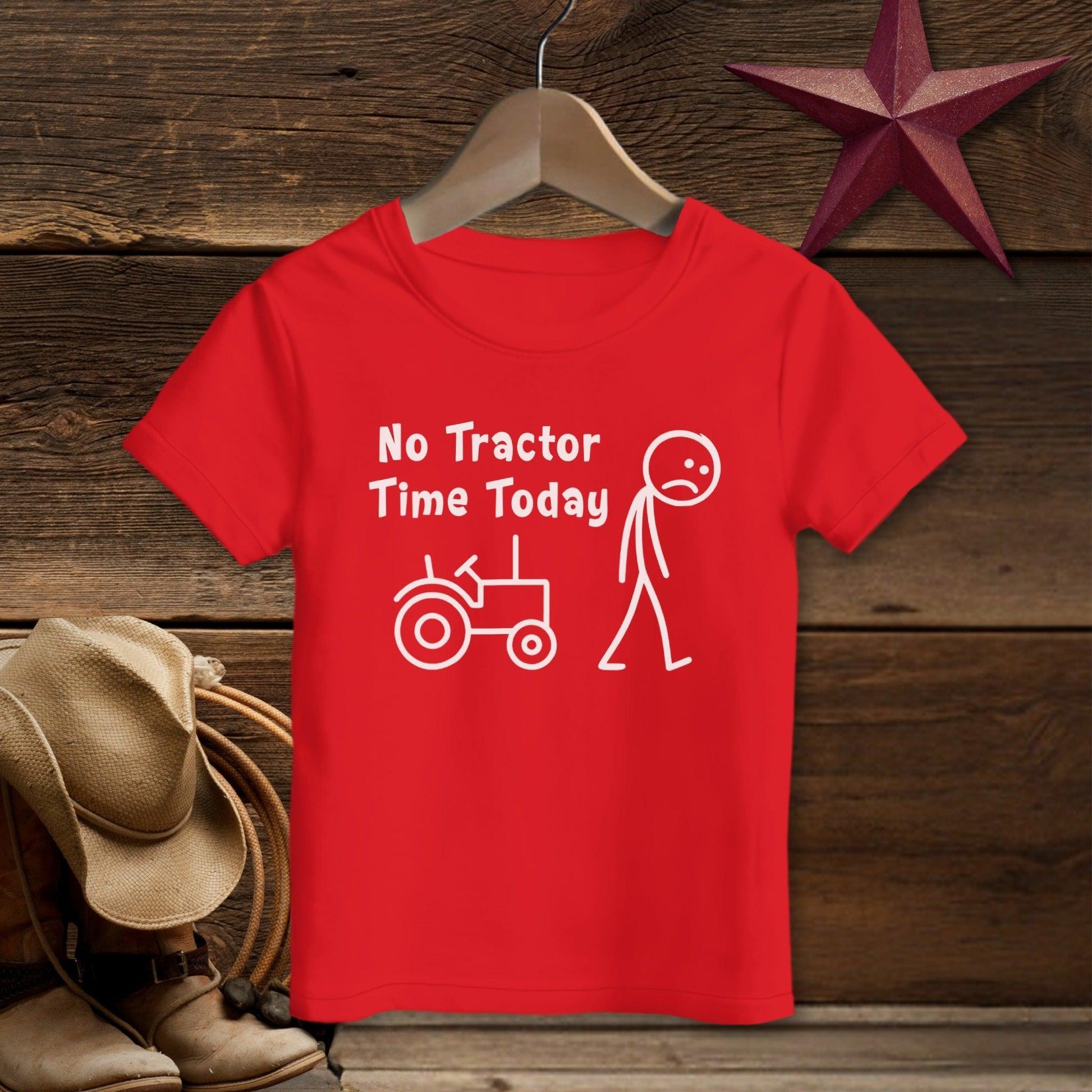 No Tractor Time Today T-Shirt (Toddler)