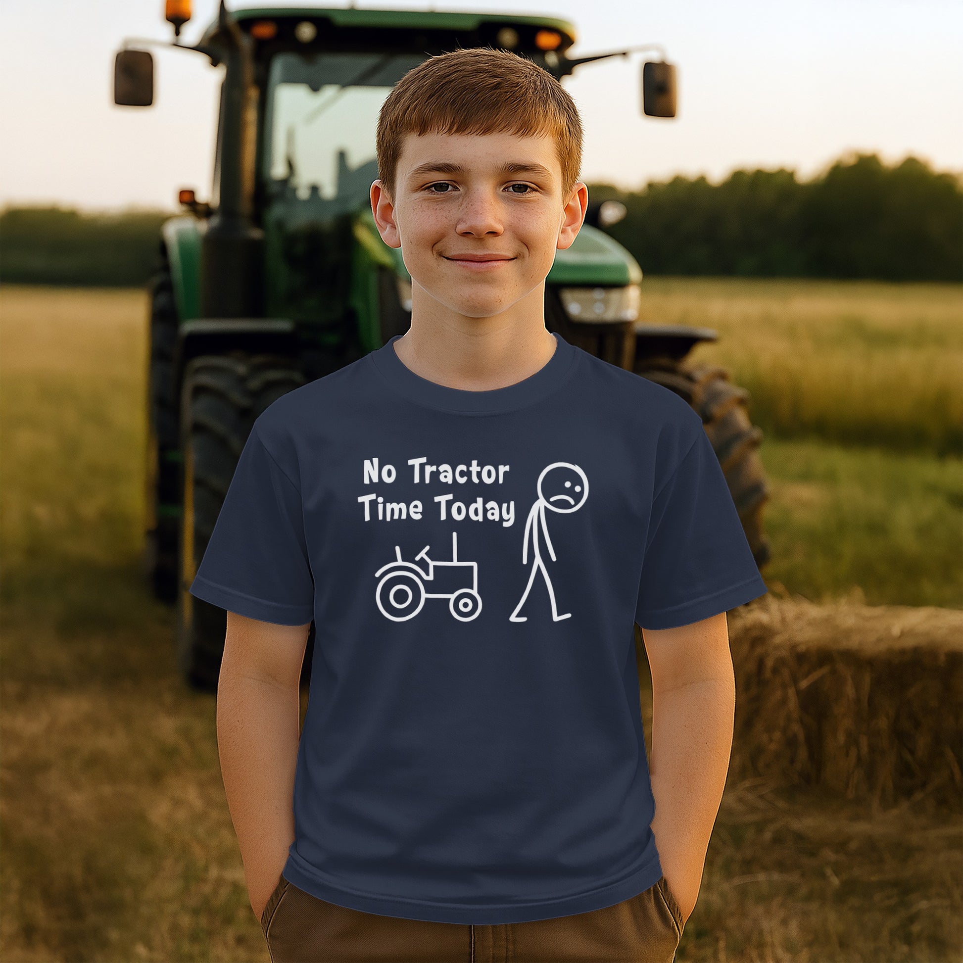 No Tractor Time Today T-shirt (Youth)
