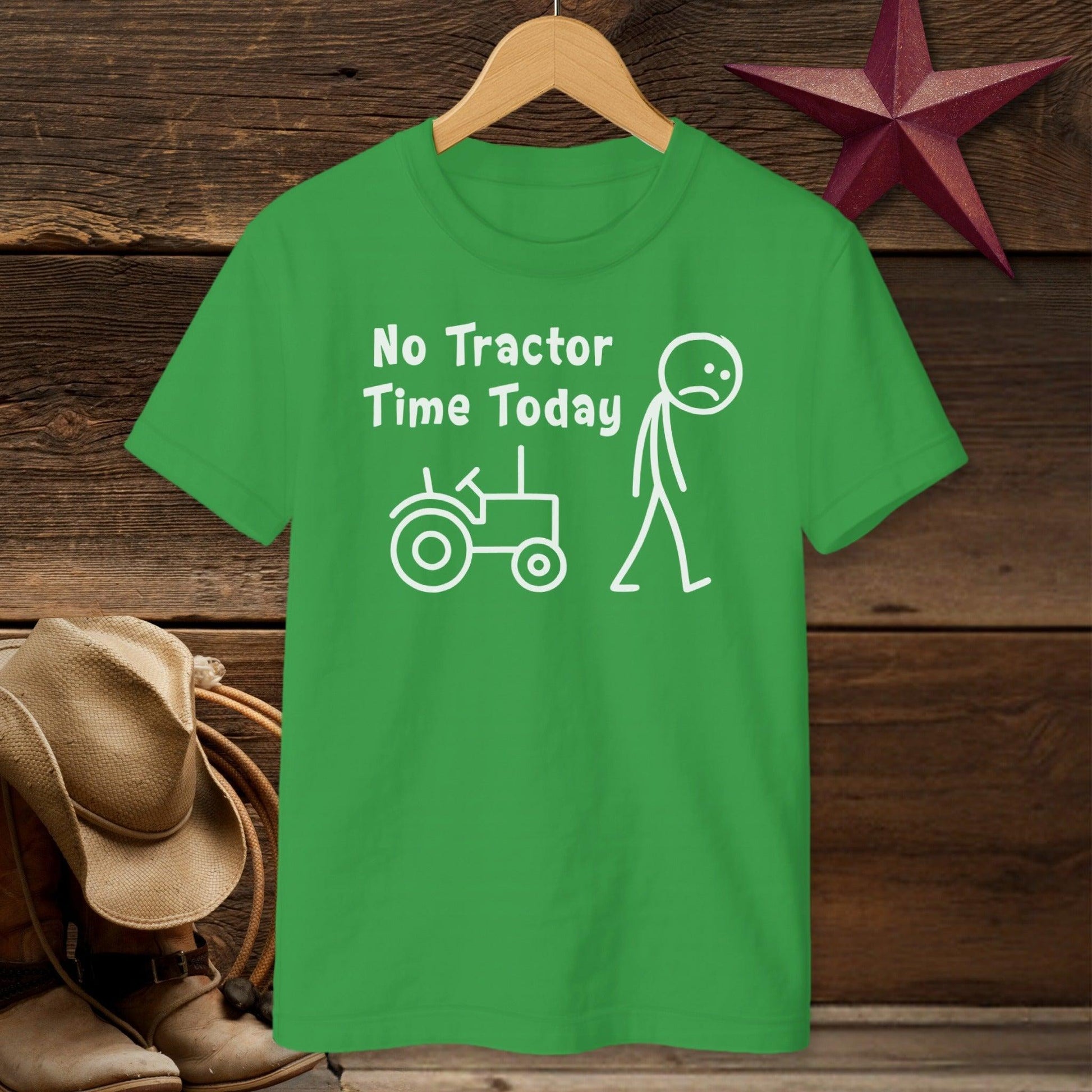 No Tractor Time Today T-shirt (Youth)