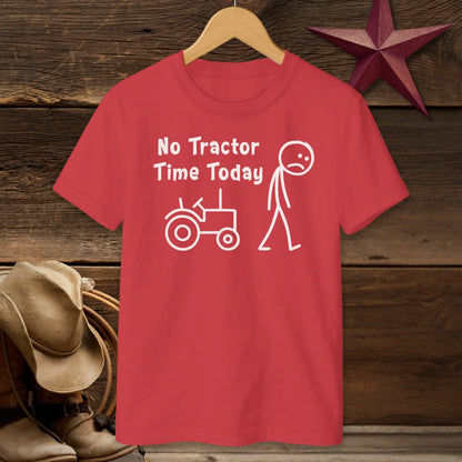 No Tractor Time Today T-shirt (Youth)