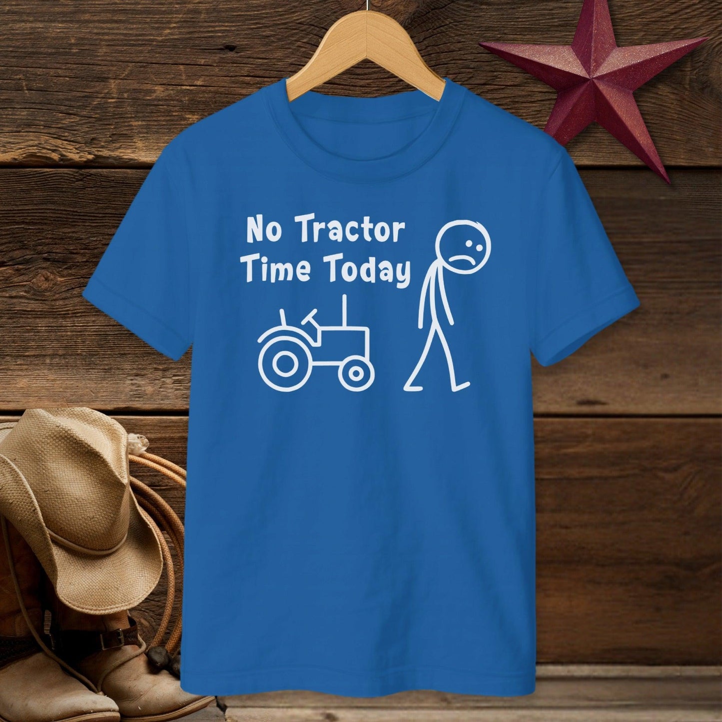 No Tractor Time Today T-shirt (Youth)