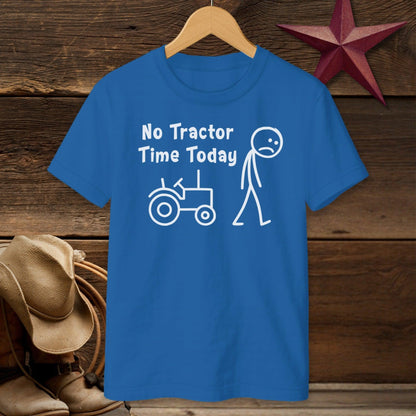No Tractor Time Today T-shirt (Youth)