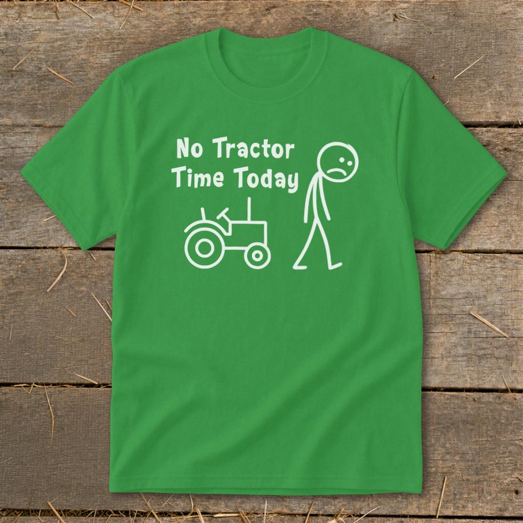 No Tractor Time Today Youth Tee