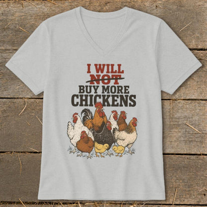 Not Buy More Chickens V-neck