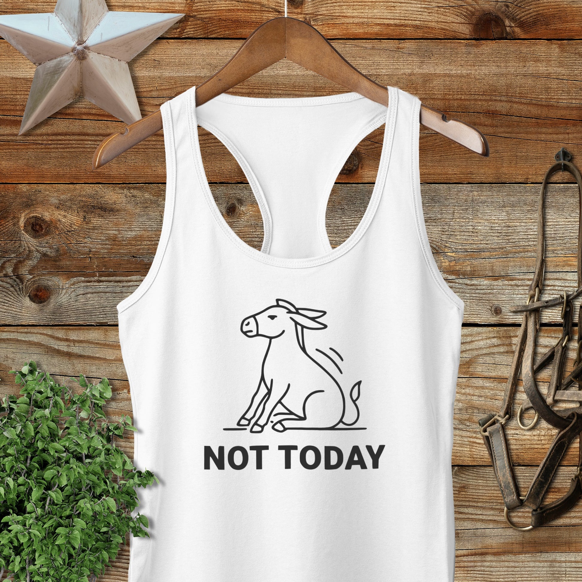 Not Today Racerback Tank