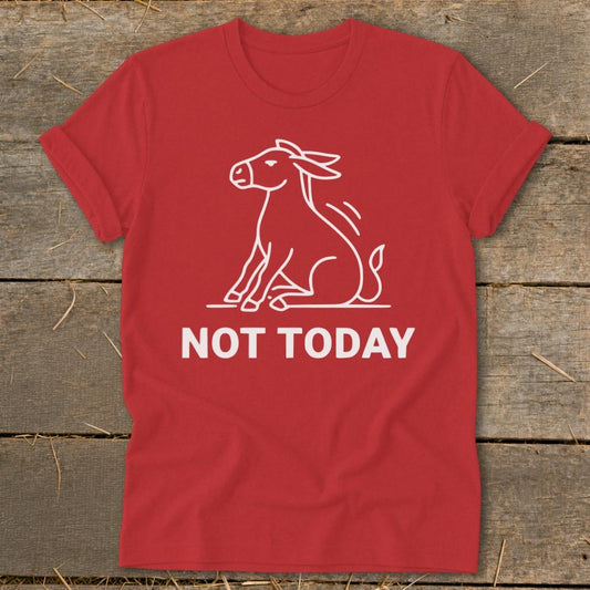 Not Today Softstyle Tee - Red