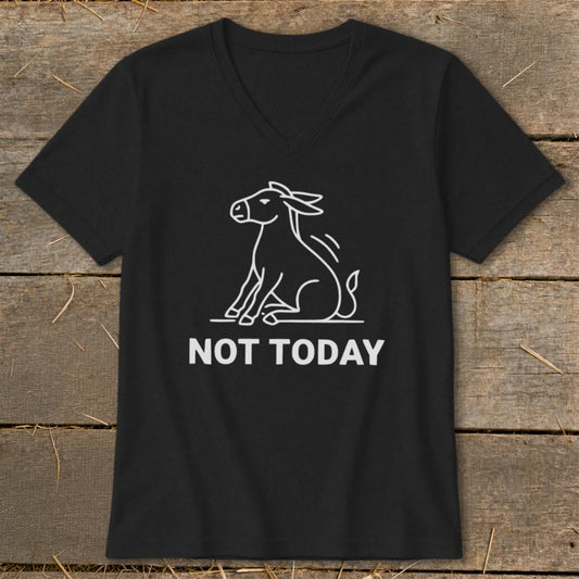 Not Today V-neck - Black