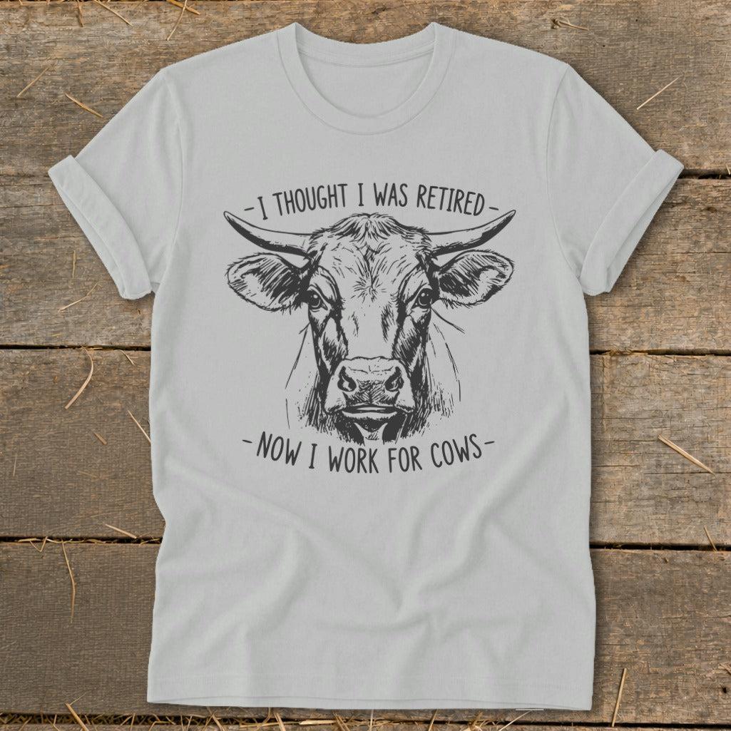 Now I Work for Cows Softstyle Tee
