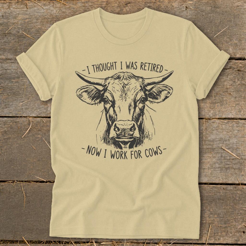 Now I Work for Cows Softstyle Tee