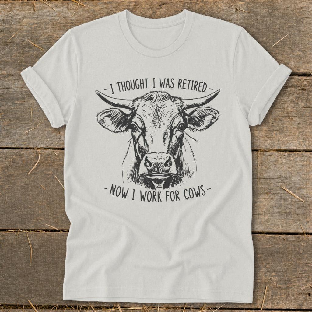 Now I Work for Cows Softstyle Tee