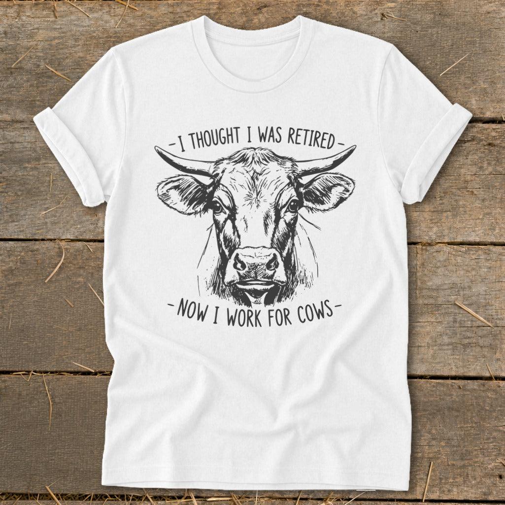 Now I Work for Cows Softstyle Tee