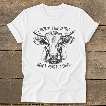 Now I Work for Cows Softstyle Tee