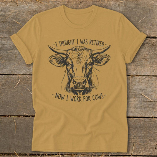 Now I Work for Cows Softstyle Tee