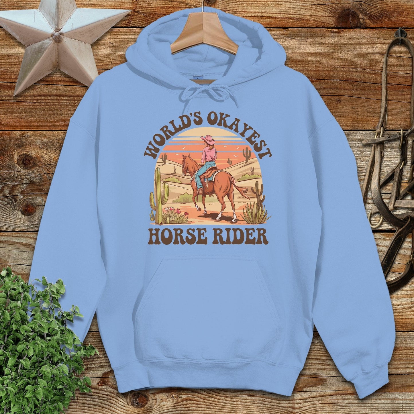 Okayest Horse Rider Hoodie