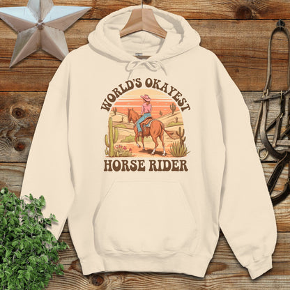 Okayest Horse Rider Hoodie