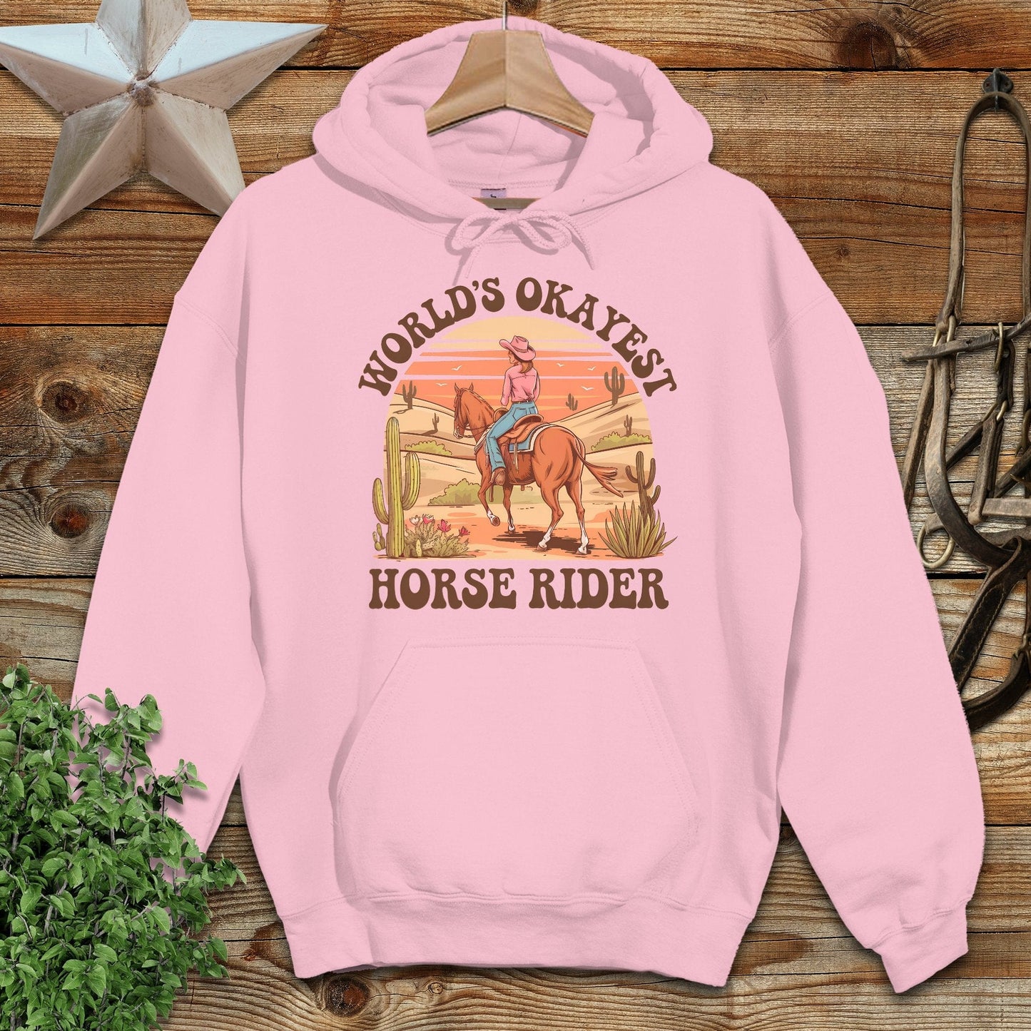 Okayest Horse Rider Hoodie