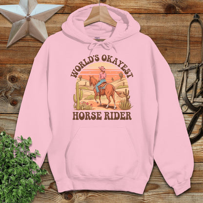 Okayest Horse Rider Hoodie