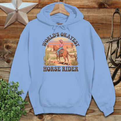 Okayest Horse Rider Hoodie