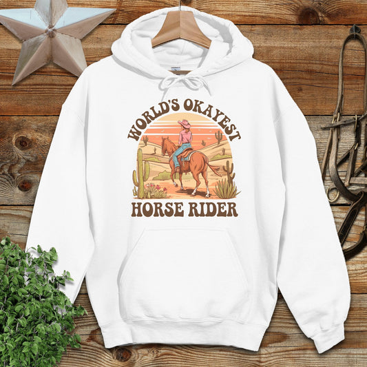 Okayest Horse Rider Hoodie