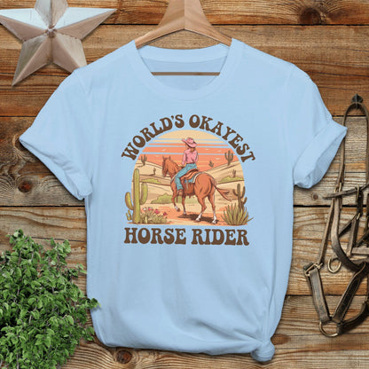 Okayest Horse Rider Softstyle Tee