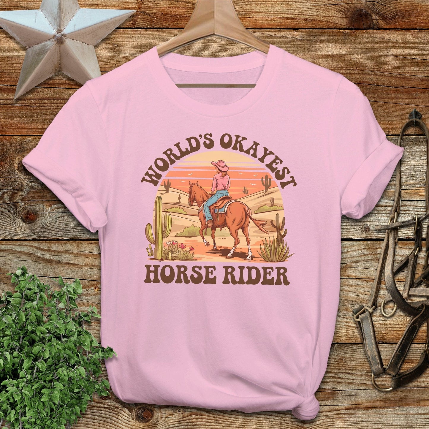 Okayest Horse Rider Softstyle Tee