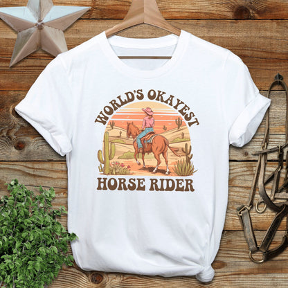 Okayest Horse Rider Softstyle Tee