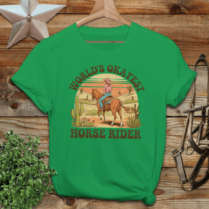 Okayest Horse Rider Softstyle Tee